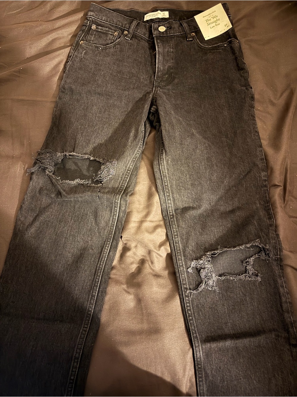 Abercrombie and Fitch Low Rise Straight Jeans
